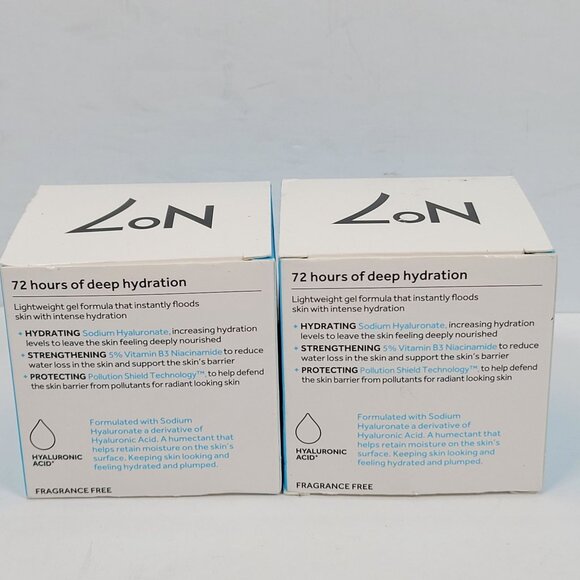 No7 HydraLuminous+ Hydrating Day Gel 50ml Set of 2 NIB - Picture 2 of 5